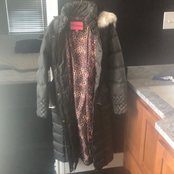 Betsey Johnson Jackets & Blazers - Nwt betsey Johnson quilted long coat large green